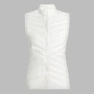 G/fore Down Quilted Taffeta Tech Gilet In Snow