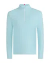 G/fore Brushed Back Tech Quarter Zip Pullover In Daybreak