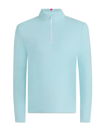 G/fore Brushed Back Tech Quarter Zip Pullover In Daybreak