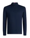 G/fore Brushed Back Tech Quarter Zip Pullover In Twilight