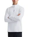 G/fore Tech-jersey Golf Half-zip Sweatshirt In Snow