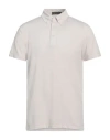 G/fore Man Polo Shirt Beige Size L Polyester, Elastane