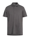 G/fore Man Polo Shirt Grey Size Xl Polyester, Elastane