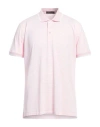 G/fore Man Polo Shirt Light Pink Size Xl Nylon, Polyester, Elastane