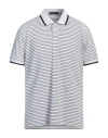 G/fore Man Polo Shirt White Size Xl Nylon, Polyester, Elastane