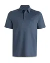 G/fore Melange Ice Nylon Polo In Twilight Melange