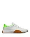 G/fore Men's G.112 Perforated Spiked Golf Shoes In Snow/gecko