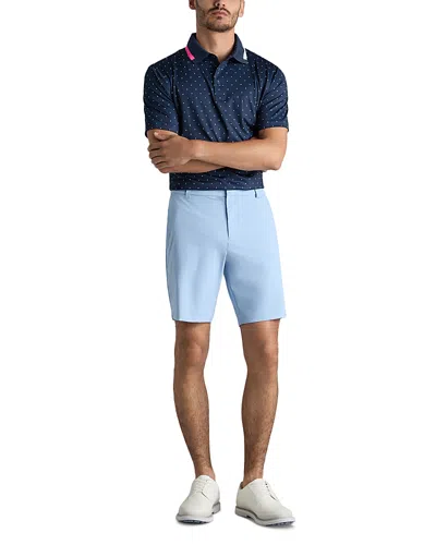 G/fore Printed Tech Polo Shirt In Twilight