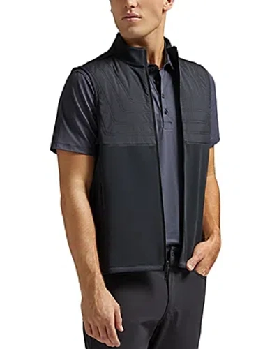 G/fore Quilted Hybrid Stretch Vest In Onyx