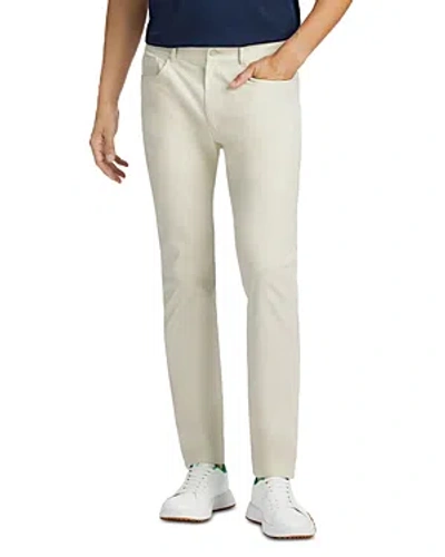 G/fore Tour Tailored Straight Leg Pants In White