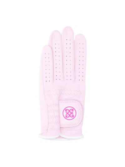 G/fore Golf Gloves Logo In Pink