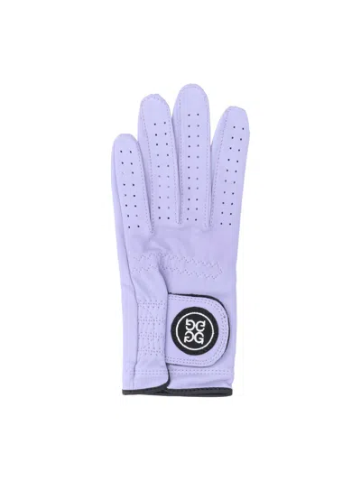 G/fore Golf Gloves Logo In Purple