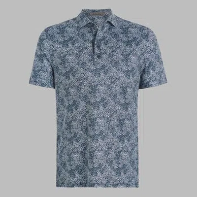 G/fore Hydrangea Tech Jersey Polo In Twilight