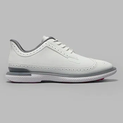 G/fore Men's Gallivan2r Longwing Golf Shoe In Snow / Nimbus