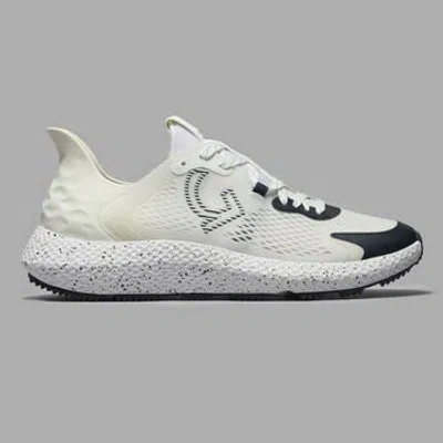 G/fore Men's Mg4x2 Knit Specks & Stripes Hybrid Golf Cross Trainer In Snow / Twilight