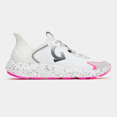 G/fore Men's Mg4x2 Knit Stippled Hybrid Golf Cross Trainer In Snow