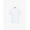 G/fore Mens Lisbon Jacquard Fine Stretch-woven Polo Shirt In Snow