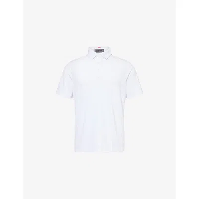 G/FORE MENS SNOW ESSENTIAL PERFORMANCE SHORT-SLEEVE PIQUÉ POLO SHIRT