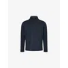 G/fore Mens Onyx Brushed-back Tech Quarter-zip Stretch-woven Sweatshirt Xl
