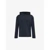 G/FORE MENS ONYX BRUSHED-BACK TECH STRETCH-WOVEN HOODY