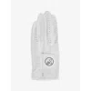G/fore Mens Snow Left Signature Leather Golf Glove