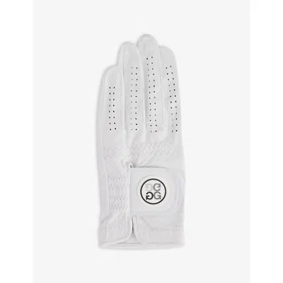 G/fore Mens Snow Left Signature Leather Golf Glove