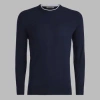 G/fore Merino Wool Blend Crewneck Jumper In Twilight
