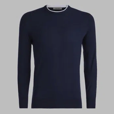 G/fore Merino Wool Blend Crewneck Jumper In Twilight