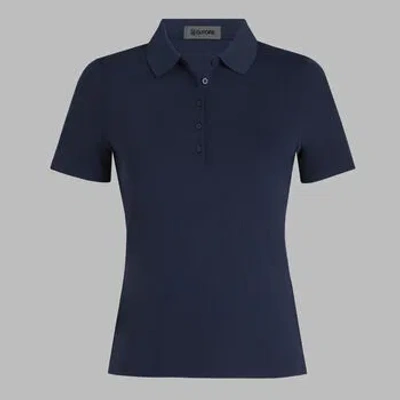 G/fore Ribbed Tech Nylon Polo In Twilight