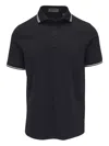 G/fore Stripe-detailing Polo Shirt In Black