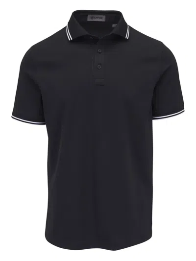 G/fore Stripe-detailing Polo Shirt In Black