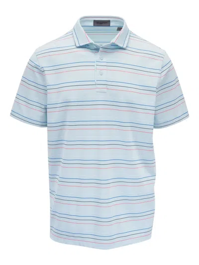 G/fore Striped Polo Shirt In Blue