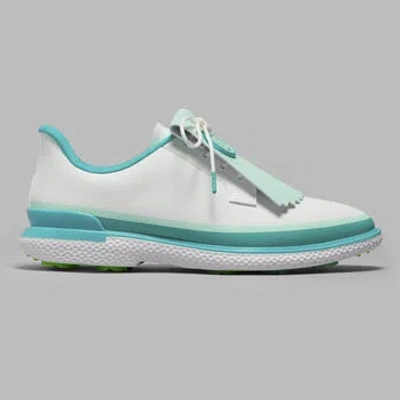 G/fore Women's Gallivan2r Tuxedo Stripe Kiltie Golf Shoe In Siren