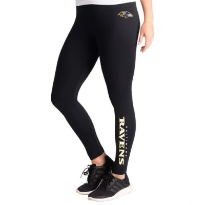 G-iii 4her By Carl Banks Black Baltimore Ravens Pregame Leggings