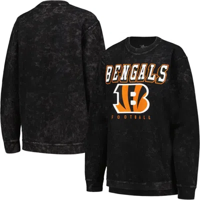 G-iii 4her By Carl Banks Black Cincinnati Bengals Comfy Cord Pullover Sweatshirt