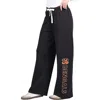 G-iii 4her By Carl Banks Black Cincinnati Bengals Field Wide Leg Sweatpants In Black