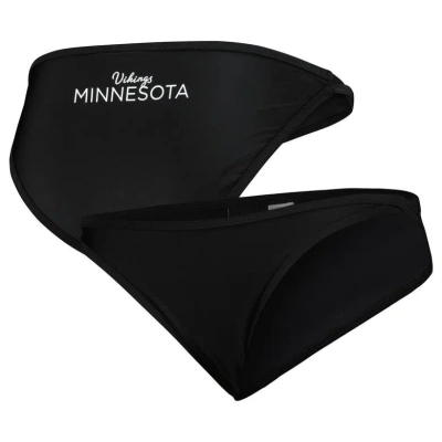 G-iii 4her By Carl Banks Black Minnesota Vikings Hall Of Fame Bikini Bottom