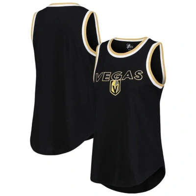 G-iii 4her By Carl Banks Black Vegas Golden Knights Strategy Tank Top