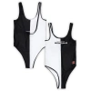 G-iii 4her By Carl Banks Women's  Black, White Cincinnati Bengals Last Stand One-piece Swimsuit In Black