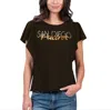 G-iii 4her By Carl Banks Brown San Diego Padres Crowd Wave T-shirt In Brown