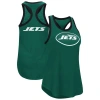 G-iii 4her By Carl Banks Green New York Jets Tater Racerback Tank Top In Green