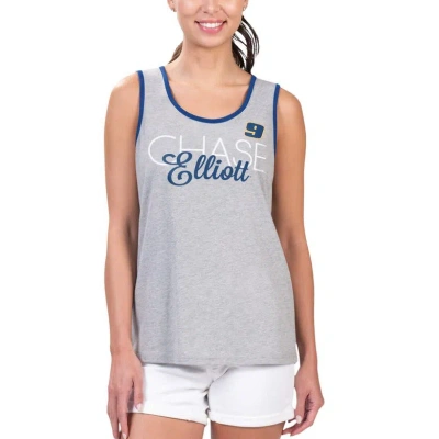 G-iii 4her By Carl Banks Heather Gray Chase Elliott Fastest Lap Fashion Tank