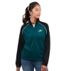 G-iii 4her By Carl Banks Midnight Green Philadelphia Eagles Replay Full-zip Track Jacket In Green