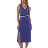 G-iii 4her By Carl Banks Purple Baltimore Ravens Main Field Maxi Dress In Purple