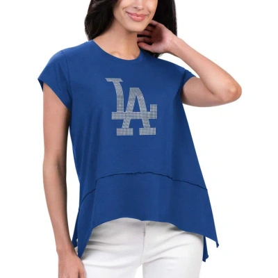 G-iii 4her By Carl Banks Royal Los Angeles Dodgers Cheer Fashion T-shirt