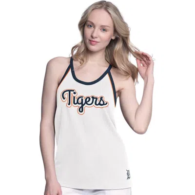 G-iii 4her By Carl Banks White Detroit Tigers Curveball Tank Top