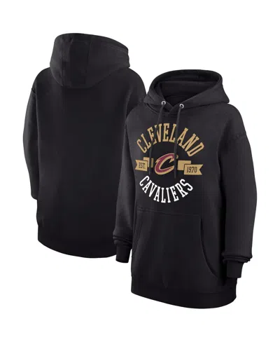 G-iii 4her By Carl Banks Women's Black Cleveland Cavaliers City Pullover Hoodie In Brown