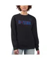 G-iii 4her By Carl Banks Women's Black Houston Texans H-town Fleece Pullover Sweatshirt In Black