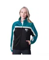 G-iii 4her By Carl Banks Women's Black Jacksonville Jaguars Post Game Full-zip Track Jacket In Multi