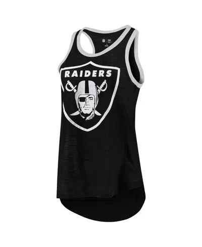 G-iii 4her By Carl Banks Women's Black Las Vegas Raiders Tater Tank Top